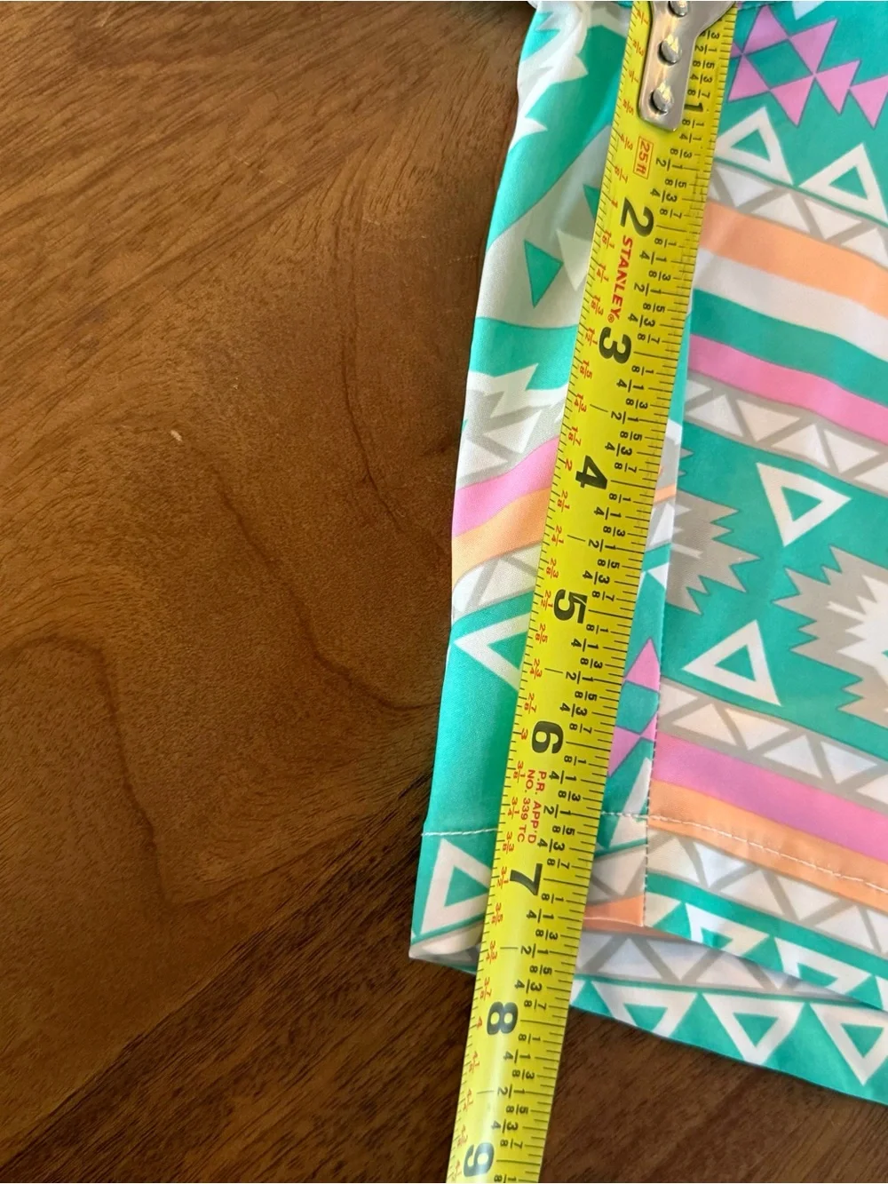 Chubbies Aztec Swim Trunks Mens Small 7 Inch Inseam Lined Swim Shorts